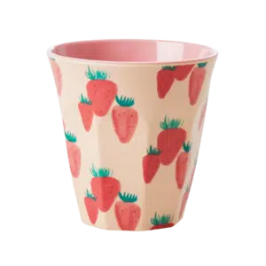 Beker - aardbei print