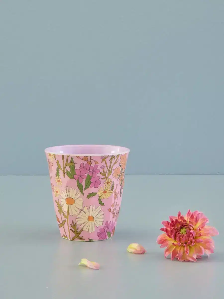 Beker - madelief print