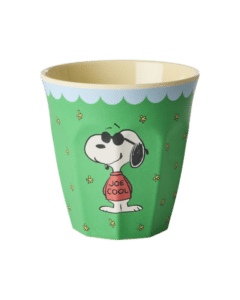 Beker - Snoopy print green