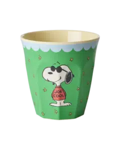 Beker - Snoopy print green