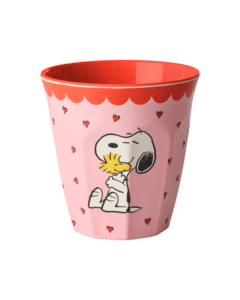Beker - Snoopy print pink