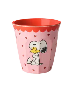 Beker - Snoopy print pink