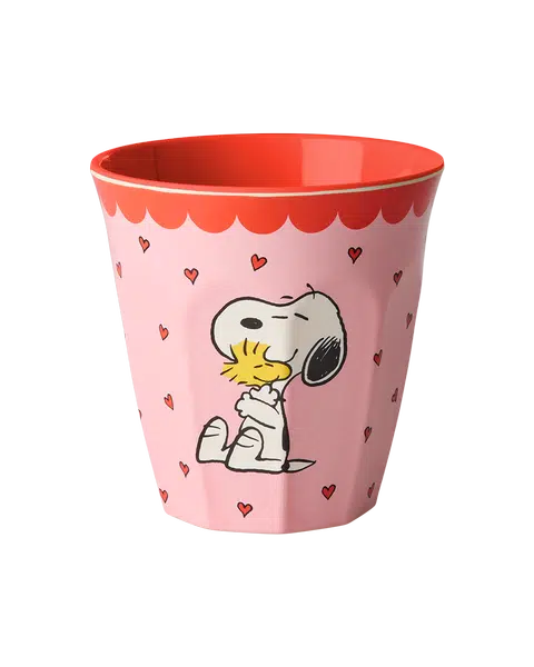 Beker - Snoopy print pink