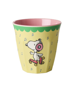 Beker - Snoopy print Yellow