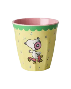Beker - Snoopy print Yellow