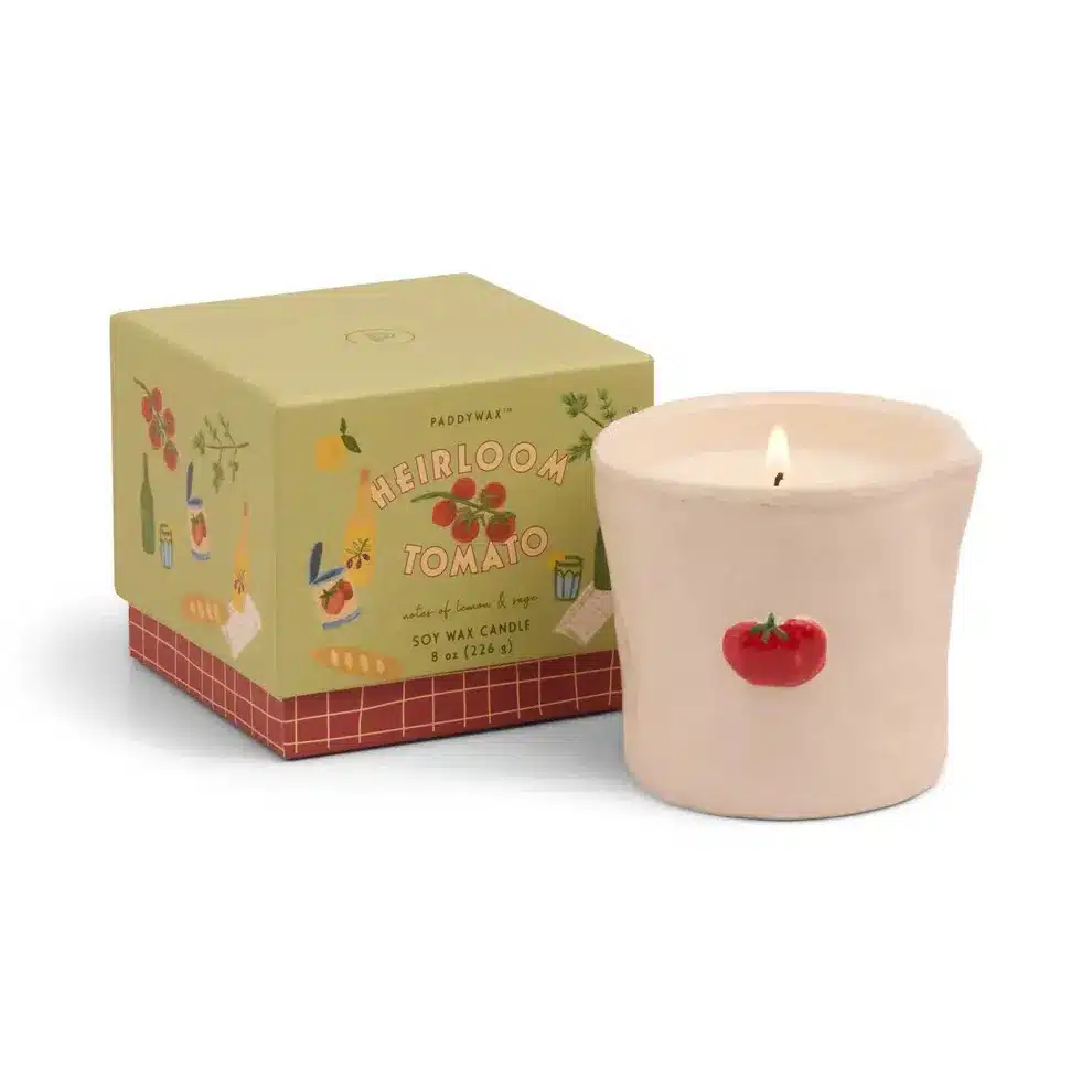 Bistro Tomato Ceramic Candle - Heirloom Tomato