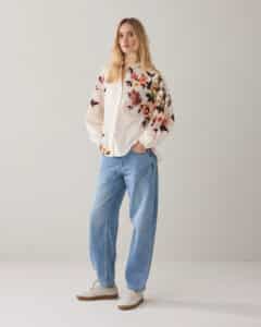 Blouse Faded flower - Multicolour