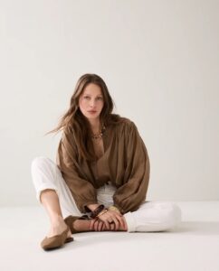 Blouse Ramie - Dark Clay