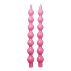 Bolletjes kaarsen - Pink