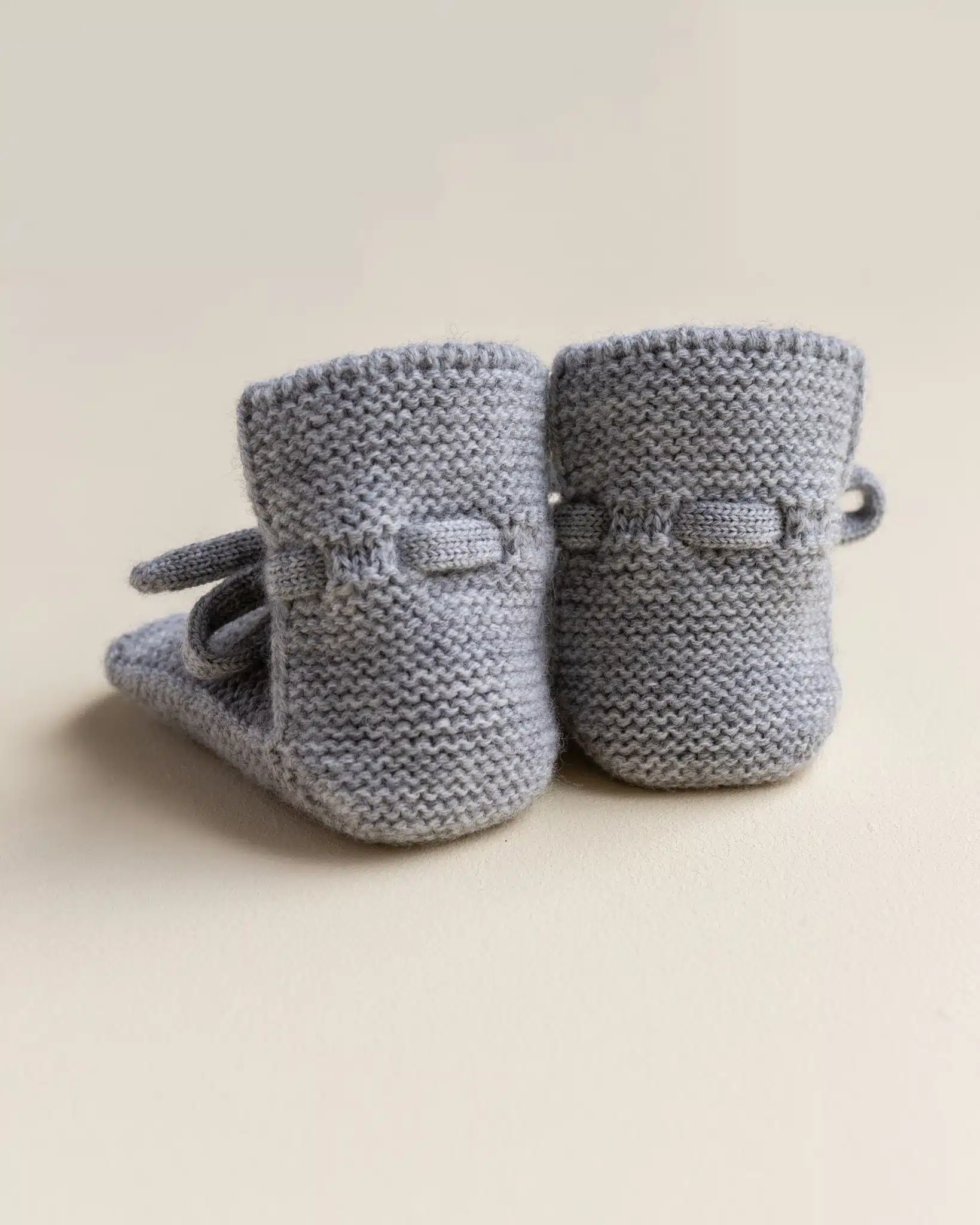 Booties - 0-9 mnd - Grey Melange