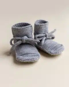 Booties - 0-9 mnd - Grey Melange