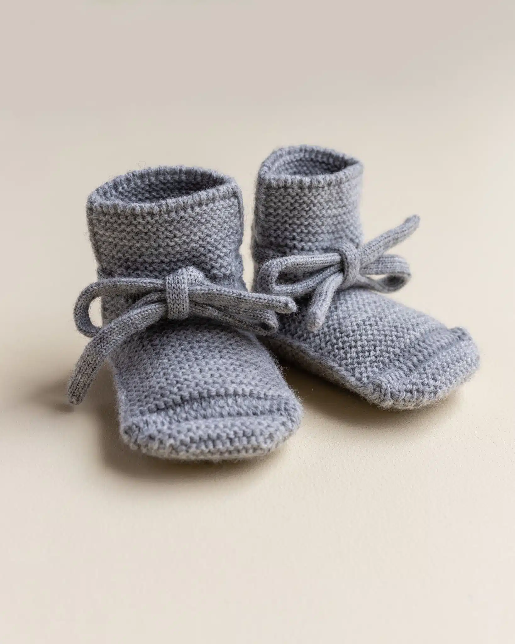 Booties - 0-9 mnd - Grey Melange