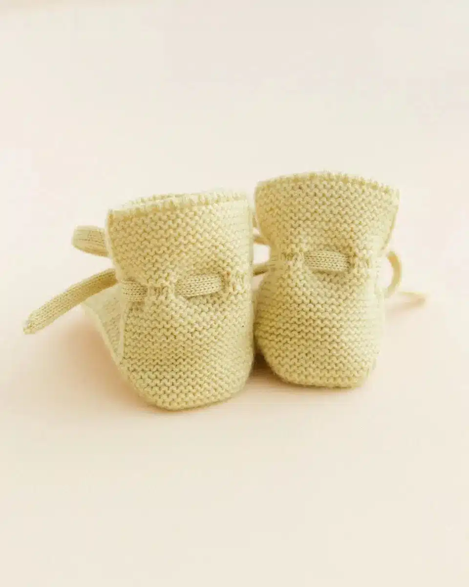 Booties - 0-9 mnd - Light Yellow