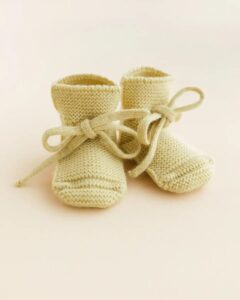 Booties - 0-9 mnd - Light Yellow