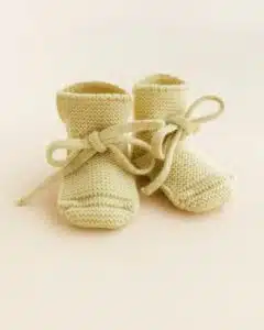 Booties - 0-9 mnd - Light Yellow