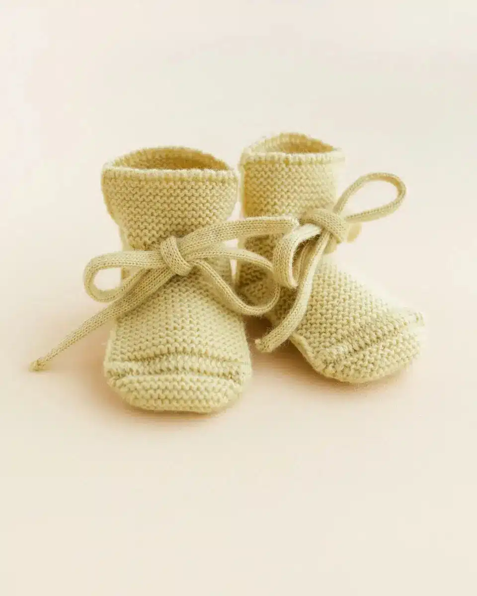 Booties - 0-9 mnd - Light Yellow