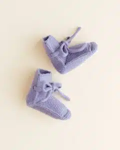 Booties - 0-9 mnd - Lilac