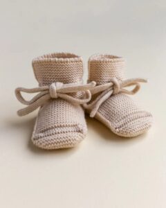 Booties - 0-9 mnd - Oat