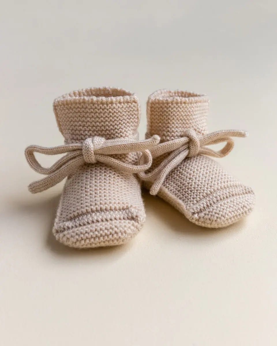 Booties - 0-9 mnd - Oat