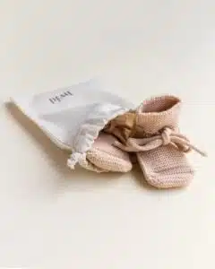 Booties - 9-15 mnd - Apricot
