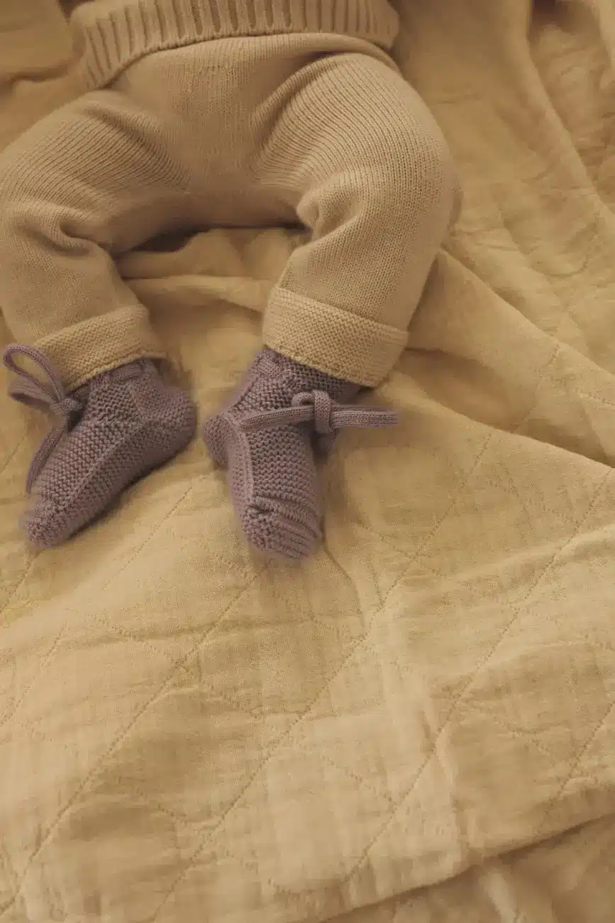 Booties - 9-15 mnd - Lilac