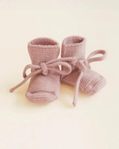 Booties - 9-15 mnd - Powder