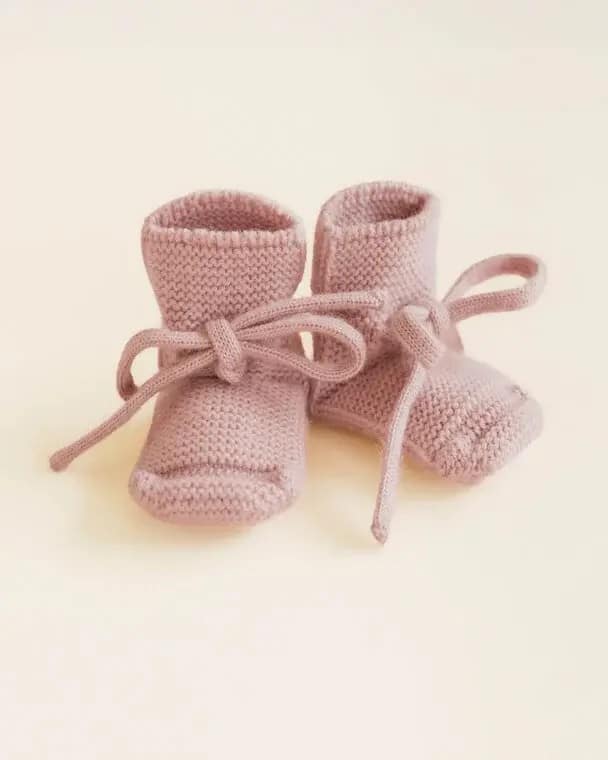 Booties - 9-15 mnd - Powder