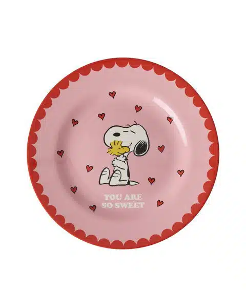 Bordje - Roze - Snoopy Print