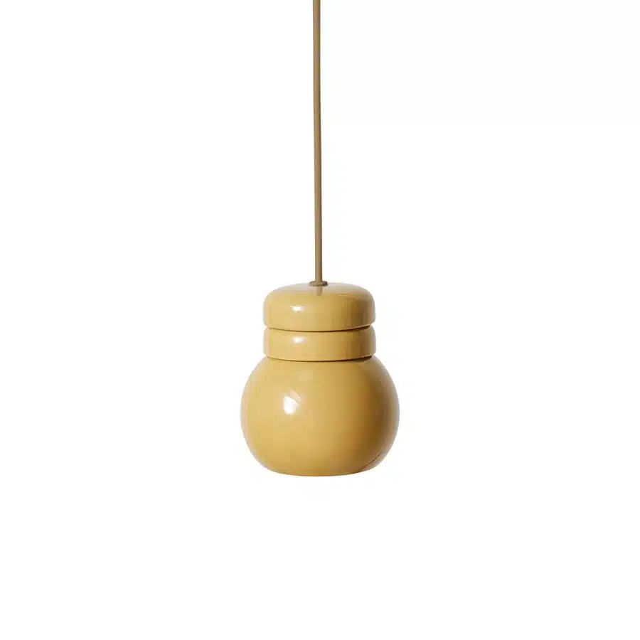 Bulb pendant lamp - Mustard