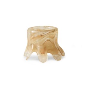 Candle Holder Low - Cream