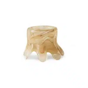 Candle Holder Low - Cream
