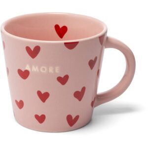 Cappuccino cup hearts AMORE - Pink