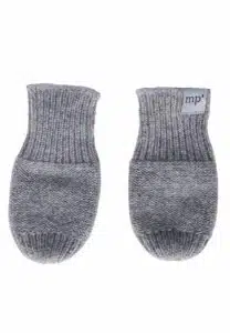 Cassidy mittens – Medium Grey Melange 0-1Y