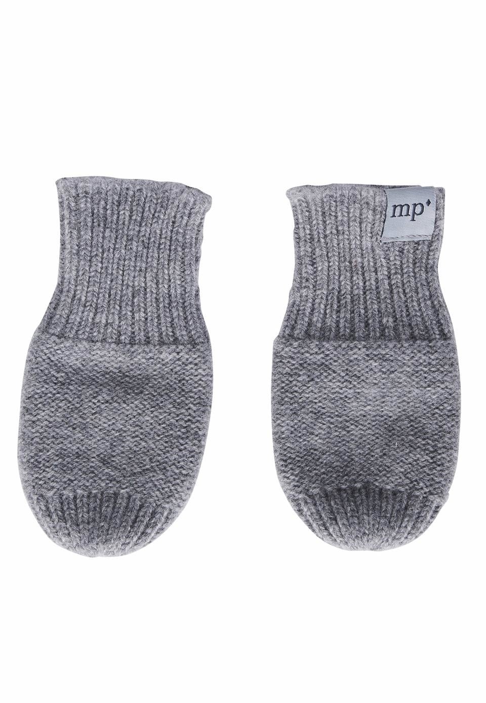 Cassidy mittens – Medium Grey Melange 0-1Y