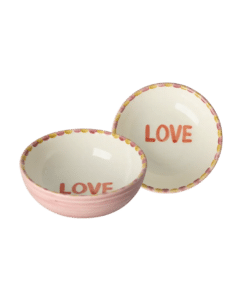 Ceramic Bowl LOVE - Pink