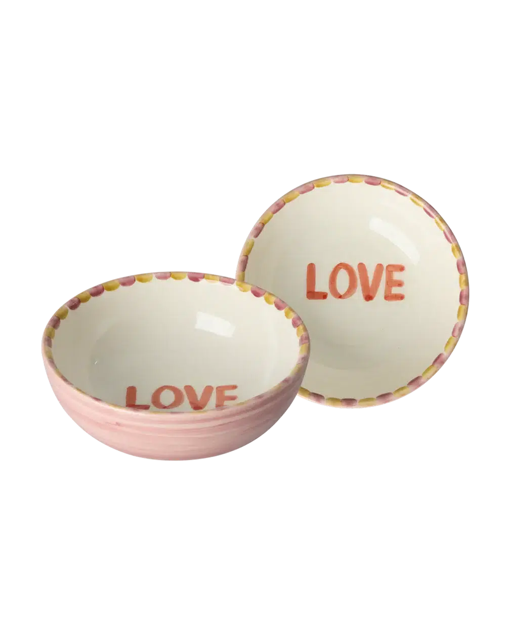 Ceramic Bowl LOVE - Pink