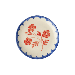 Ceramic Cake Plate - Vintage Flower