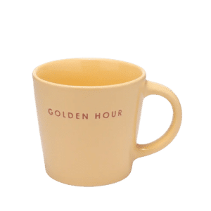 Ceramic cappuccino cup GOLDEN HOUR