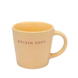Ceramic cappuccino cup GOLDEN HOUR
