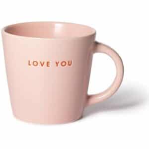 Ceramic cappuccino cup LOVE YOU
