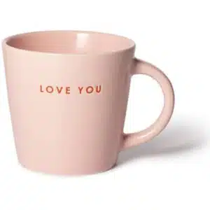 Ceramic cappuccino cup LOVE YOU