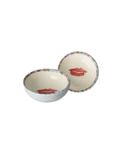 Ceramic Dipping Bowl Lips - Small