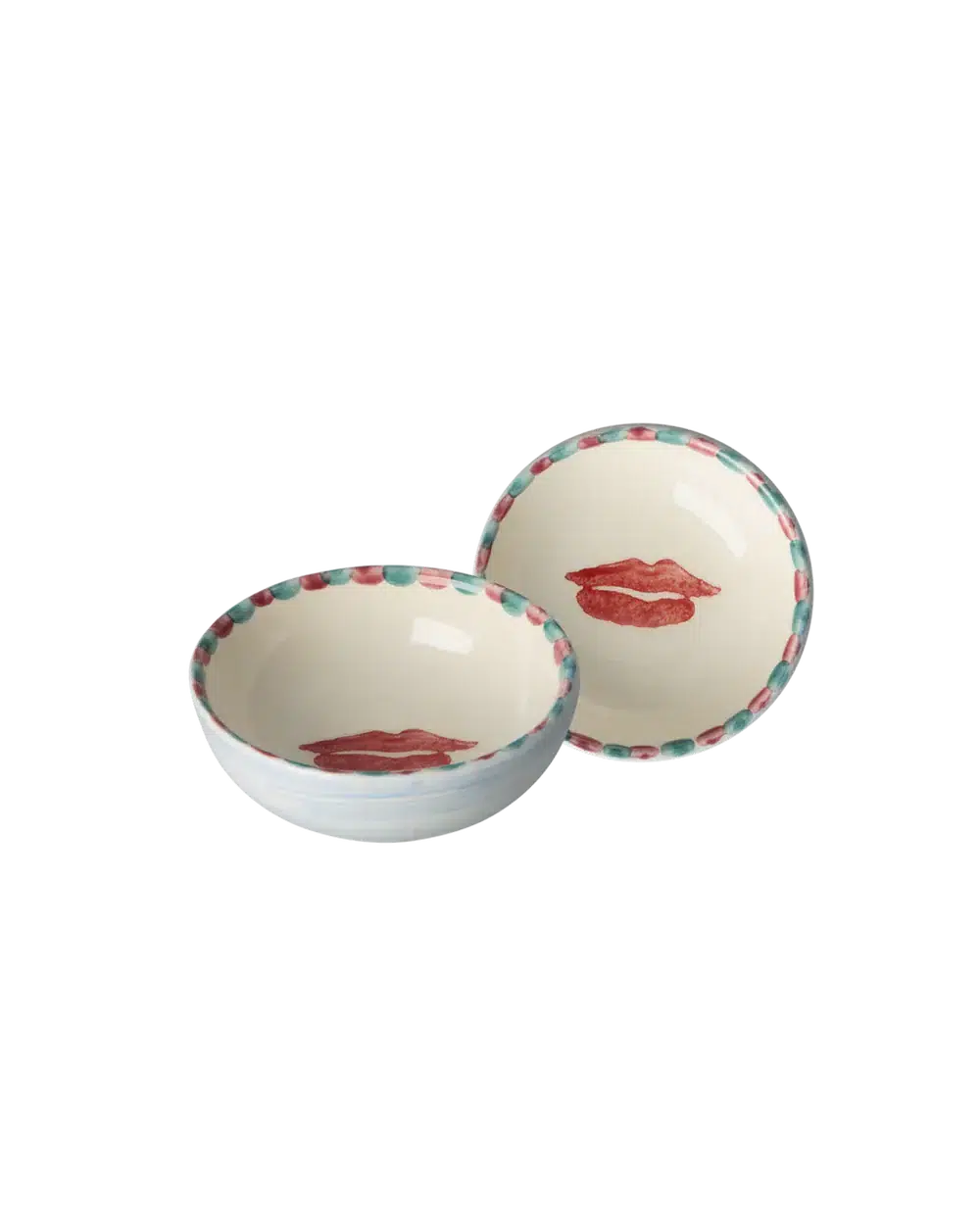 Ceramic Dipping Bowl Lips - Small