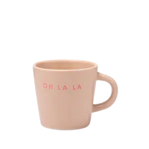 Ceramic espresso cup OH LA LA