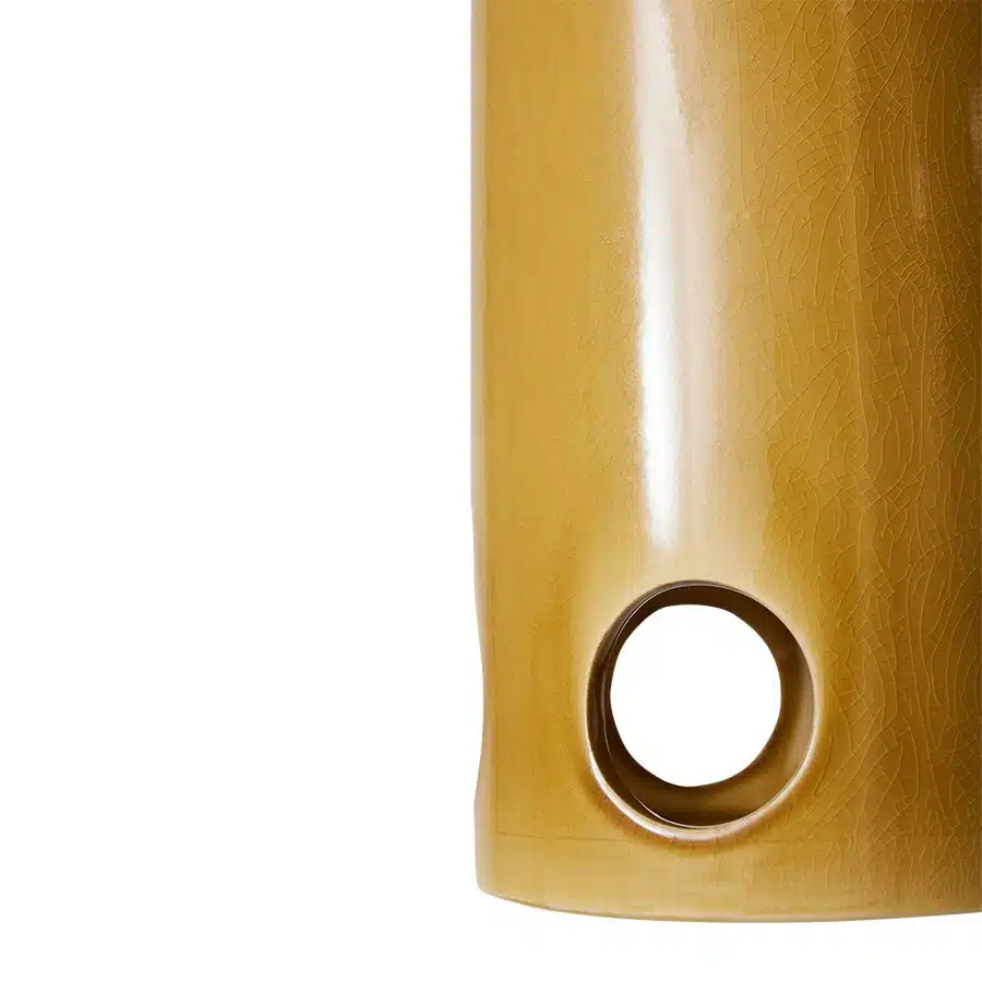 Ceramic pendant lamp - Mustard