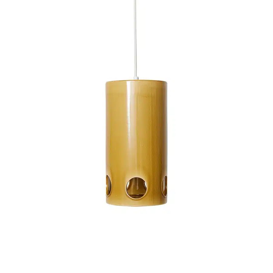 Ceramic pendant lamp - Mustard