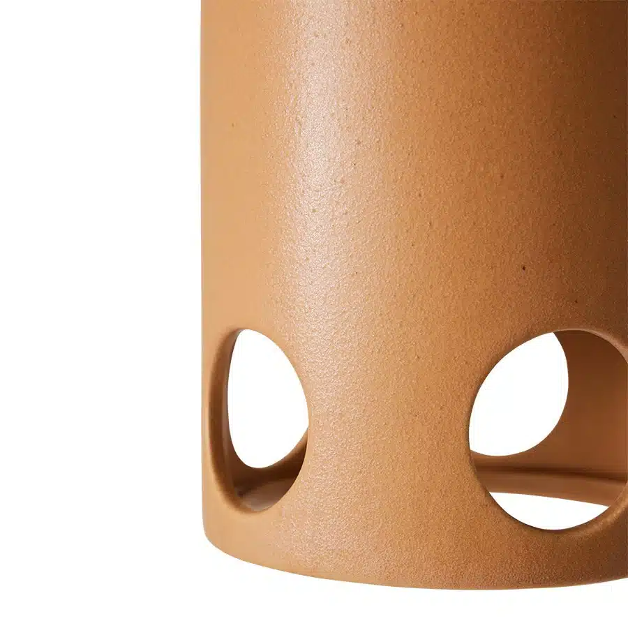 Ceramic pendant lamp - Peach