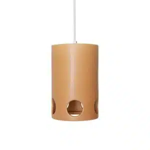 Ceramic pendant lamp - Peach