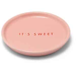 Ceramic petit four plate IT'S SWEET