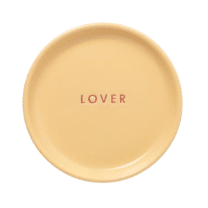 Ceramic petit four plate LOVER